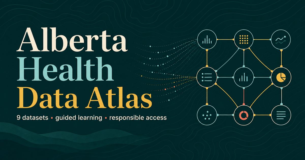 Preview of the Alberta Health Data Atlas